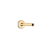 Base plana em ouro maciço 14K 5mm/6,5mm/8mm