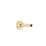 Base plana em ouro maciço 14K 5mm/6,5mm/8mm