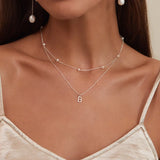 Silver Ten Pearl Choker