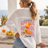 Aperol White Blouse