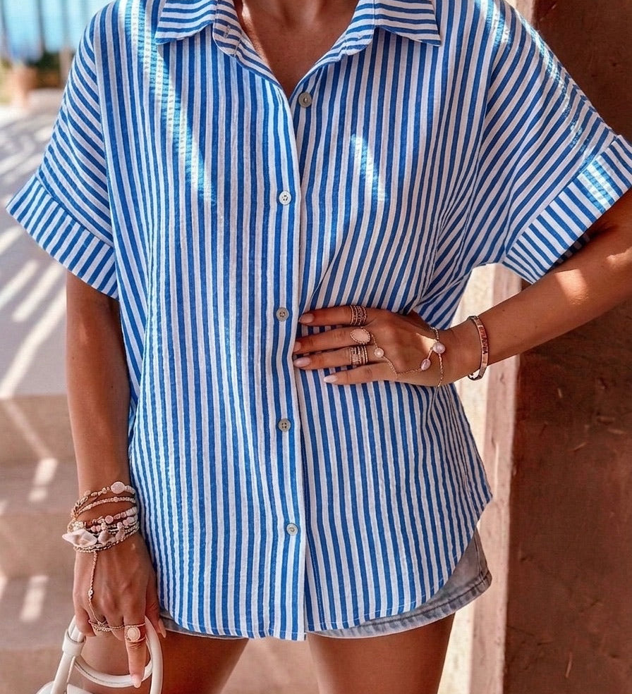 Basic Stripe Blouse