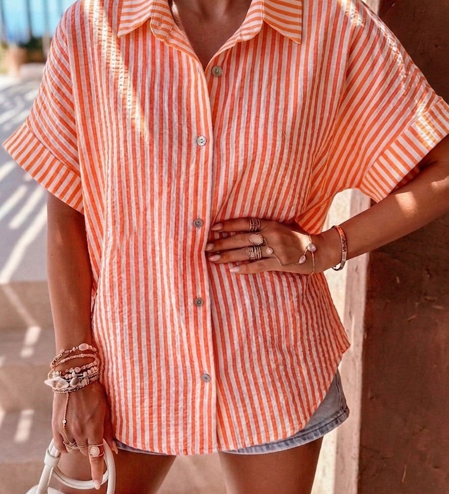 Basic Stripe Blouse