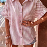 Basic Stripe Blouse