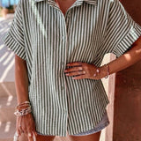 Basic Stripe Blouse