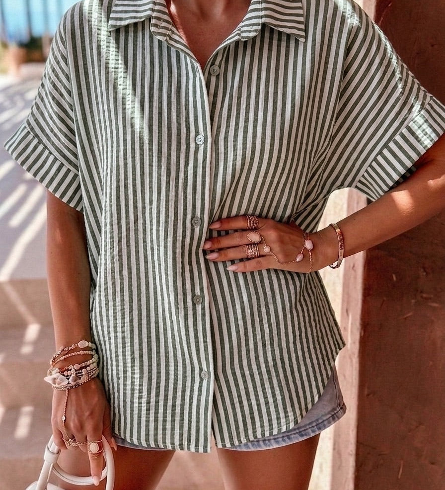 Basic Stripe Blouse