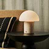 Maris Beige – Travertino Classico Travertine Rechargeable Table Lamp
