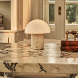 Maris Beige – Travertino Classico Travertine Rechargeable Table Lamp