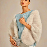 Metallic Pleated Chiffon Asymmetrical Layered Blouse