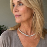 The Eternity Necklace — 18k Gold-Plated Teardrop Collar