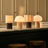 Jord Dark Brown Rechargeable Table Lamp