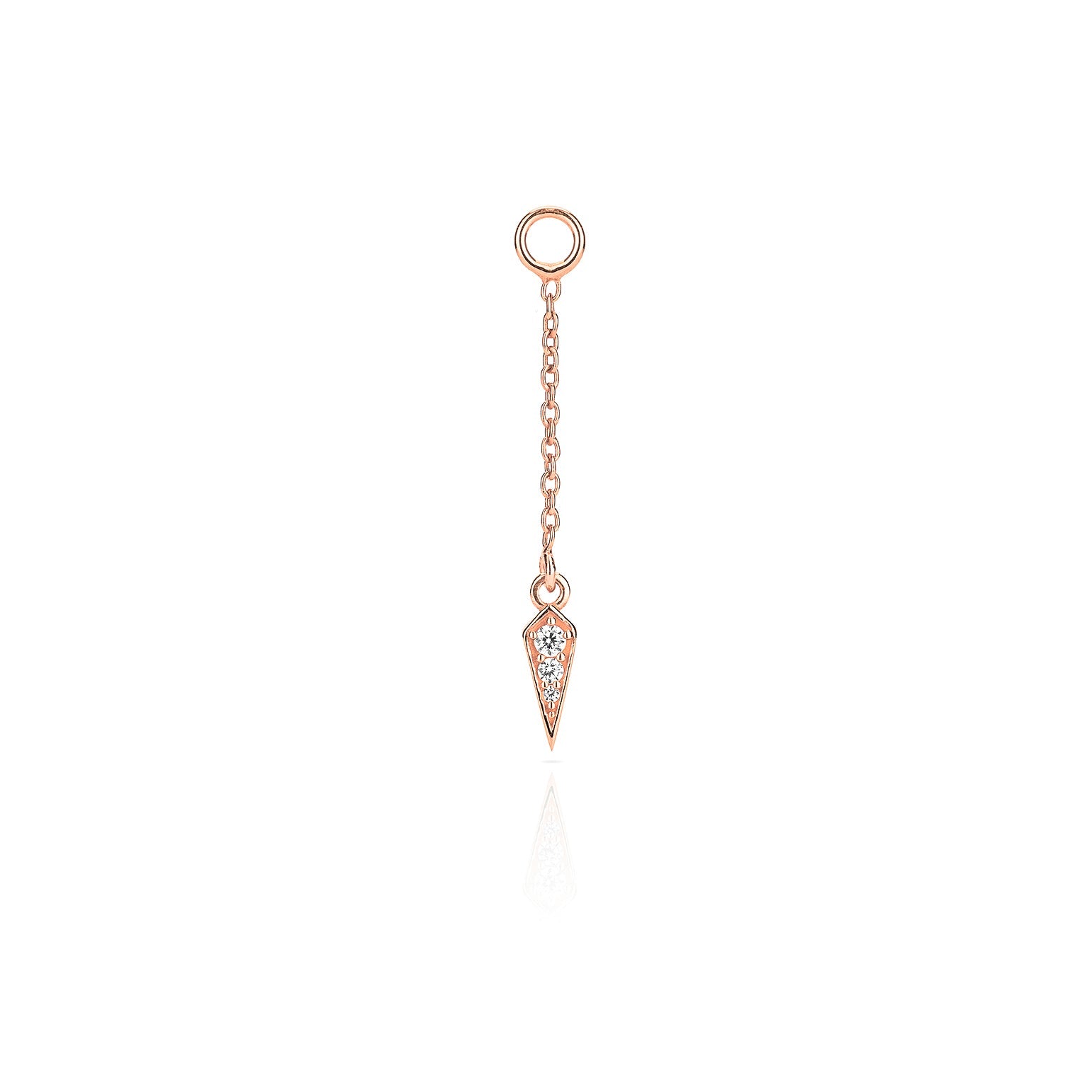 Palma Chain Charm Earring