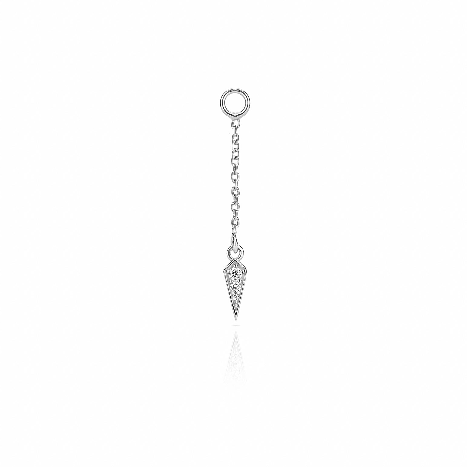 Palma Chain Charm Earring