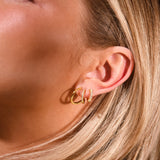 Pavé Layered Hoops & Flora Crystal Hoops Set in Gold