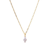 Kate Pearl Cross Pendant Necklace