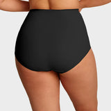 🌸 Last Day Special Price £9.99 ! 🔥Buy 1 Get 1 Free🎁Plus-Size High-Waist Cross Tummy Control Panties