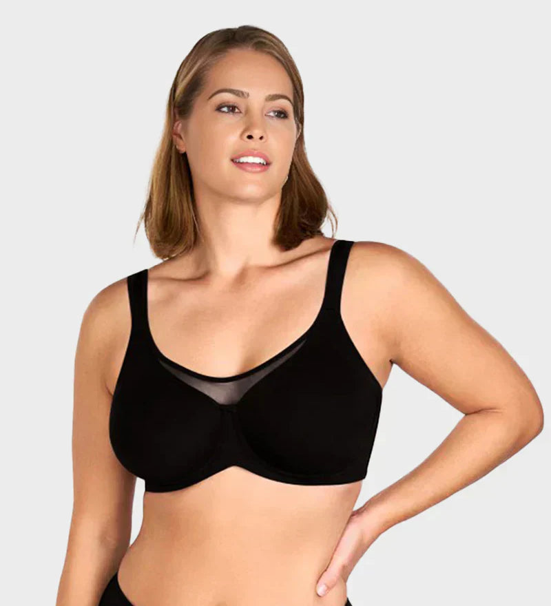 🏆Limited Time Special Price £9.99! 💐Women's Elegant Sheer Full Coverage Plus Size Bra