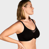 🏆 Last Day Special Price £9.99! 💐Women's Elegant Sheer Full Coverage Plus Size Bra
