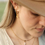 Kate Pearl Cross Pendant Necklace