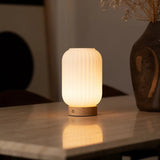 Lilly Light Brown Unique Rechargeable Lamp