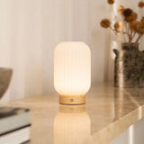 Lilly Light Brown Unique Rechargeable Lamp