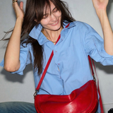 Arc Saddle Bag - Heritage "Broken-In" Leather Red