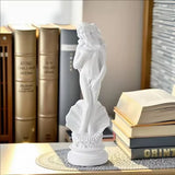 Resin Greek Godness Statue Living Room Study Desktop Bookshelf Decor Art Sculpture White Mythology Venus Aphrodite Figurine Gift