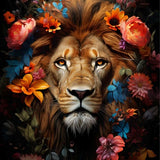 5D Animal Among Flowers Diamond Painting New 2025 Full Rhinestone Mosaic Embroidery Cross Stitch Kit Home Decor алмазная мозаика