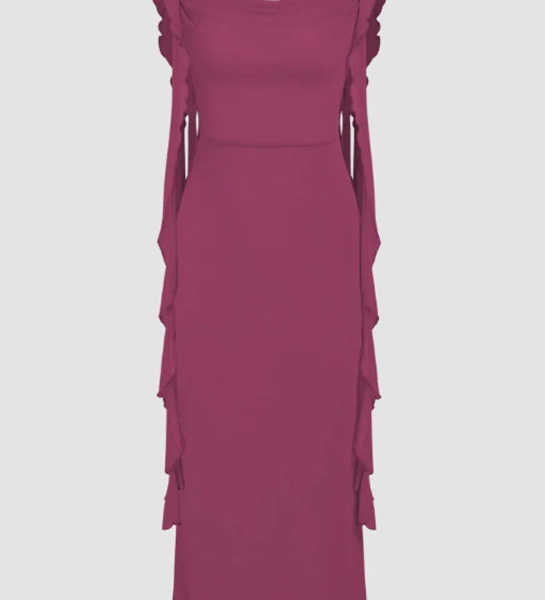 Sensational Dress Backless Spaghetti Strap Dress Monochrome Adjustable Sash Dress Lightweight Summery Bohemian Dresses