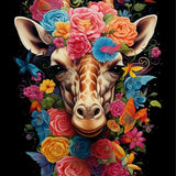 5D Animal Among Flowers Diamond Painting New 2025 Full Rhinestone Mosaic Embroidery Cross Stitch Kit Home Decor алмазная мозаика