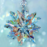 1PC Sparkling Glass Suncatcher Crystal Star Hanging Ornament for Window & Office Decor - Ideal Anniversary Gift for Her/Him