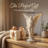 2-Piece Set of White Angel Statues, 3D Printed Ornaments, High-Quality European-Style Angel Creative Gifts, Desktop Decorations, Classic Desktop Decor and Gifts