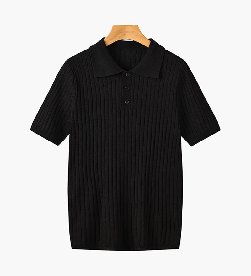 GIMCHEON Knitted Polo Shirt