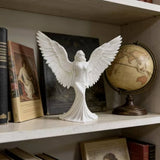 Light Luxury 3D Printed Angel Goddess Healing Ornament Pure White Wings Desktop Decoration Home Craft Art Gift For Peace