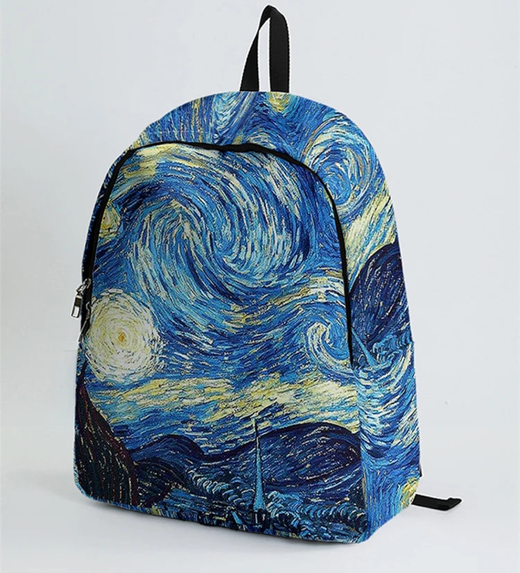 New Women's and Men's High Capacity College Backpack Trend Women's Laptop School Bag Cute Girl Travel Bag Cool
