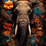 5D Animal Among Flowers Diamond Painting New 2025 Full Rhinestone Mosaic Embroidery Cross Stitch Kit Home Decor алмазная мозаика