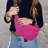 Cross Your Heart Sling - Leather Black