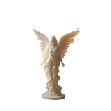 2-Piece Set of White Angel Statues, 3D Printed Ornaments, High-Quality European-Style Angel Creative Gifts, Desktop Decorations, Classic Desktop Decor and Gifts