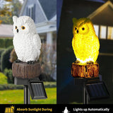 Solar Decorative Garden Light, Waterproof Cute Animal Outdoor Figurine Lights Ornament Statue Decor for Pathway, Patio, Lawn