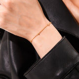Sphere Necklace & Bracelet Matching Set Gold