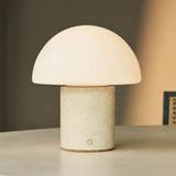 Maris Beige – Travertino Classico Travertine Rechargeable Table Lamp