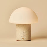 Maris Beige – Travertino Classico Travertine Rechargeable Table Lamp