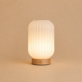 Lilly Light Brown Unique Rechargeable Lamp