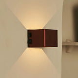 Tess Bronze Rechargeable Wall Lamp with Motion Sensor