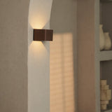 Tess Mocha Brown Rechargeable Wall Lamp with Motion Sensor