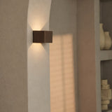 Tess Mocha Brown Rechargeable Wall Lamp with Motion Sensor