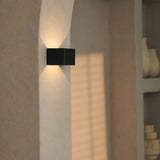Tess Black Rechargeable Wall Lamp with Motion Sensor