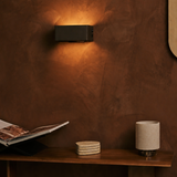 Tessa Mocha Brown Rechargeable Wall Lamp with Motion Sensor