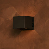 Tess Mocha Brown Rechargeable Wall Lamp with Motion Sensor