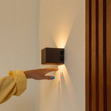 Tess Mocha Brown Rechargeable Wall Lamp with Motion Sensor