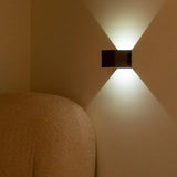 Tess Mocha Brown Rechargeable Wall Lamp with Motion Sensor